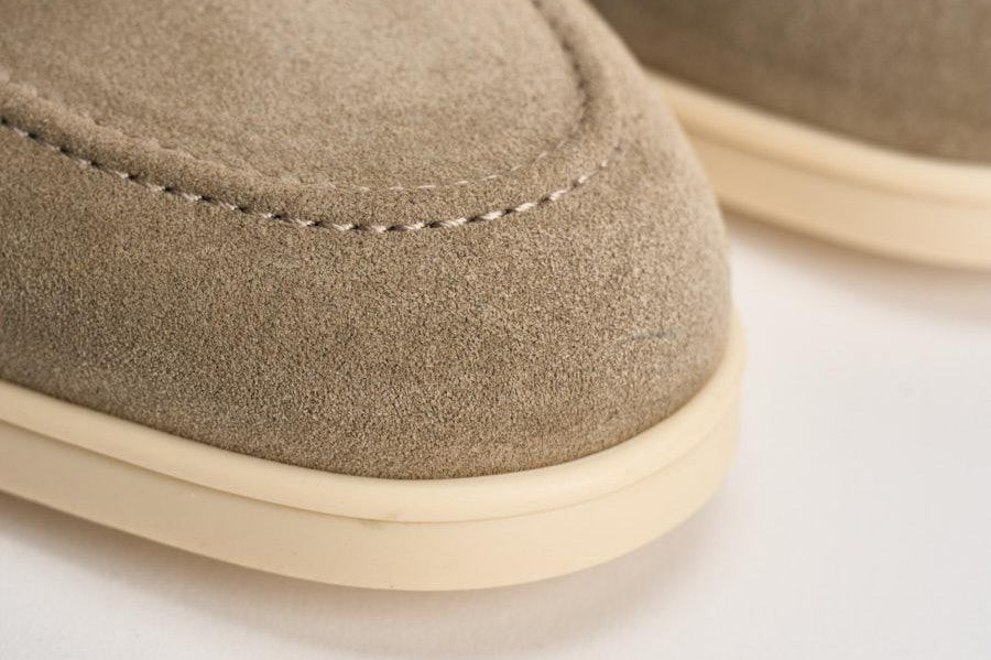 Mocassino uomo in suede beige 3413 VISONEC15 DOUCAL'S 