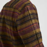 Camicia uomo a quadri marrone 1000546 625 LES DEUX 
