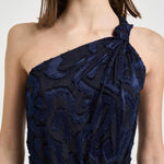 Abito donna mini Lilana con drappeggio blu RO1086FA D2K04IFADEDNIGHT ISABEL MARANT 