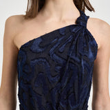 Abito donna mini Lilana con drappeggio blu RO1086FA D2K04IFADEDNIGHT ISABEL MARANT 