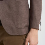 Giacca uomo monopetto tortora 2403 525004 LUIGI BIANCHI 