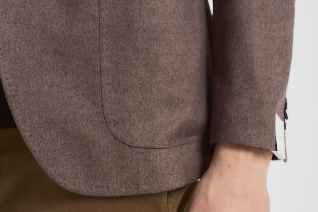 Giacca uomo monopetto tortora 2403 525004 LUIGI BIANCHI 