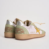 Sneakers donna Ball Star grigia e gialla GWF00117 F00814583251 GOLDEN GOOSE 