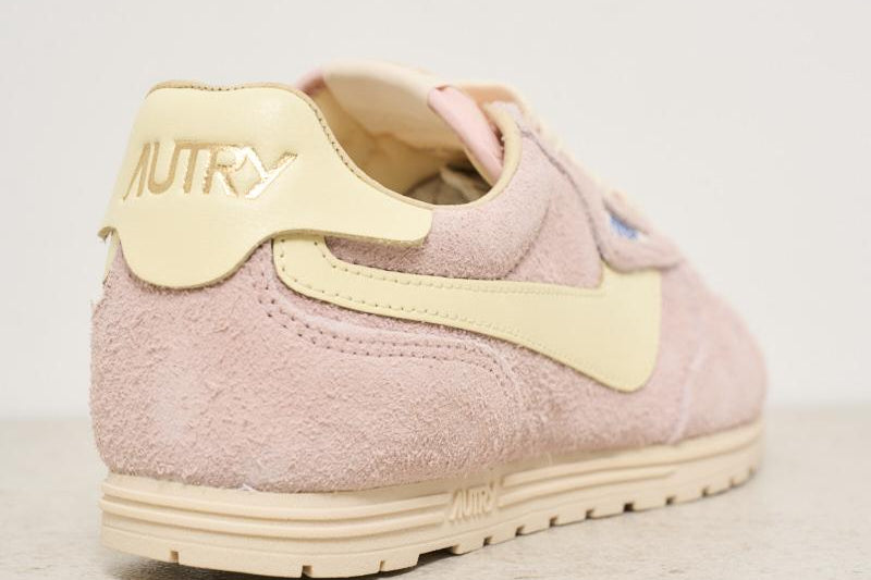 Sneakers donna Windspin in suede rosa SLWU B11 AUTRY 