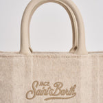 Borsa donna Vanity Felt beige VANITYFELT CHECK1110 MC2 SAINT BARTH 