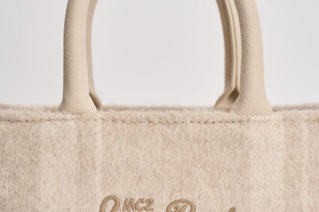 Borsa donna Vanity Felt beige VANITYFELT CHECK1110 MC2 SAINT BARTH 