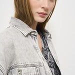 Camicia donna Alysson in denim grigio ALYSSON MIXEDGREY IRO 