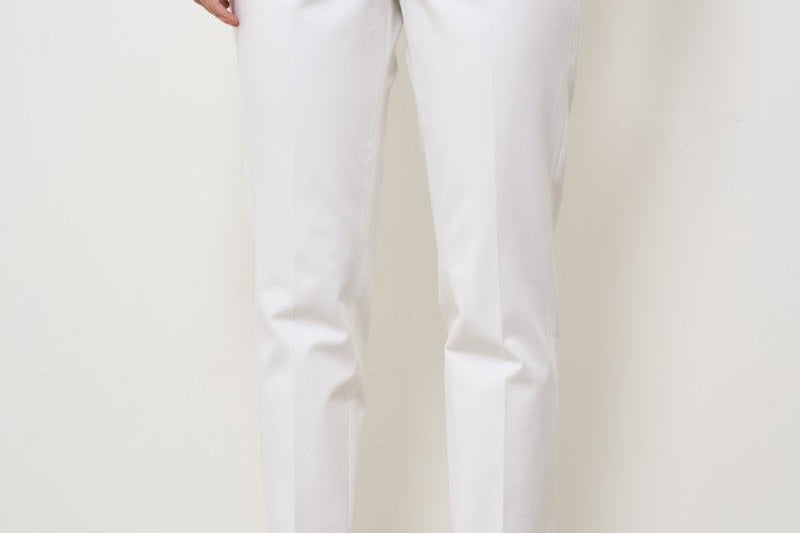 Pantalone dritto in gamba misto lino 172832 D6584010 INCOTEX 