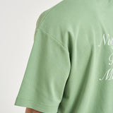 T-shirt uomo girocollo verde salvia TS209 CO002LIGHTGREEN DROLE DE MONSIEUR 