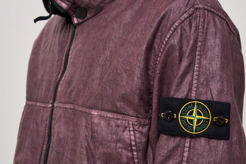 Giubbotto uomo Raw Linen Plated-Ovd viola 4100040 S0030V0011 STONE ISLAND 
