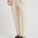 Pantalone uomo con pince burro BELLOD 400196103 BRIGLIA 
