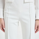 Pantalone donna gamba dritta bianco PA171 360 ELISABETTA FRANCHI 