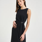 Abito donna midi nero AB000069D 128859300 HERNO 