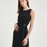 Abito donna midi nero AB000069D 128859300 HERNO 
