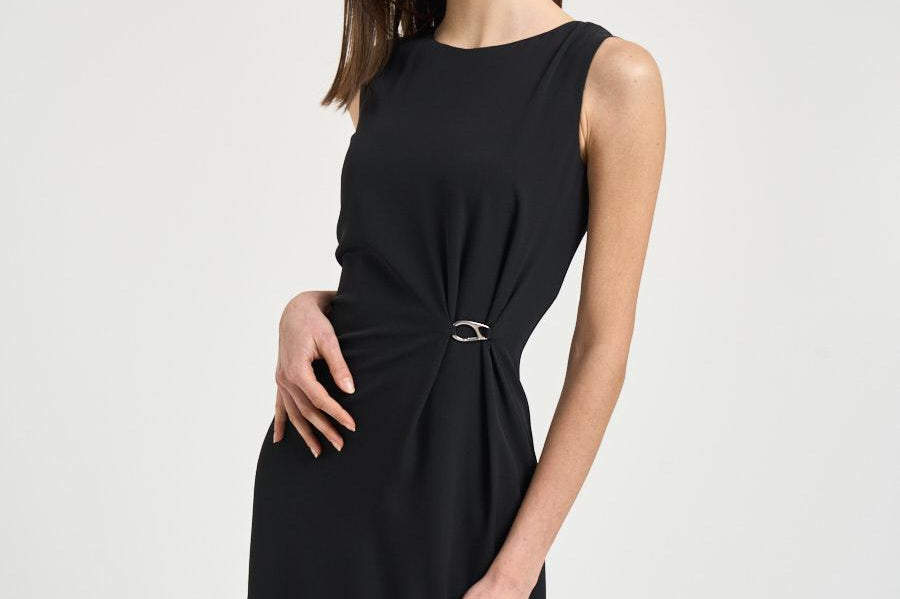Abito donna midi nero AB000069D 128859300 HERNO 