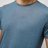 T-shirt uomo girocollo délavé blu 25221 60 RRD 