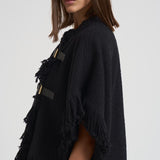 Cappotto donna midi Greya nero MA0449FB C3D04I01BK ISABEL MARANT 