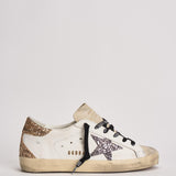 Sneakers donna Super star bianca e strass GWF00102 F00535882532 GOLDEN GOOSE 