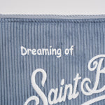 Pochette donna Aline Corduroy in velluto celeste ALINE COURD36 MC2 SAINT BARTH 