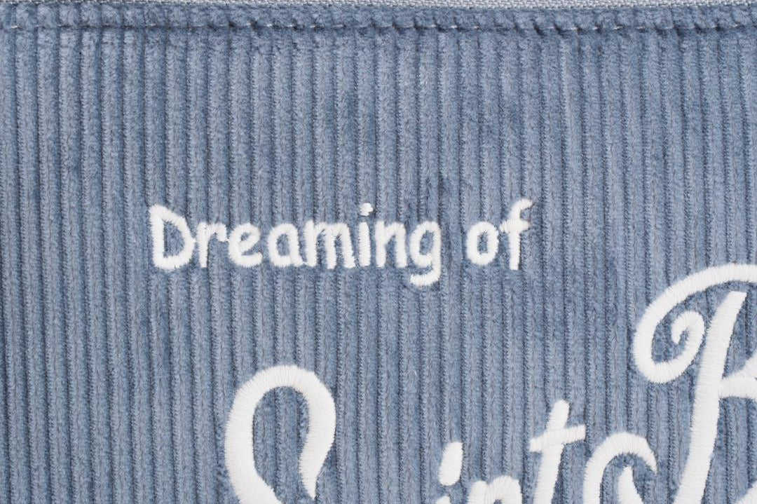 Pochette donna Aline Corduroy in velluto celeste ALINE COURD36 MC2 SAINT BARTH 