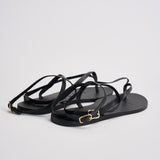 Sandali infradito donna neri I1.5Y0 BLACKCROSSOVER MANEBI' 
