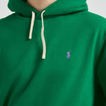Felpa uomo verde con cappuccio 710766778 106 RALPH LAUREN 