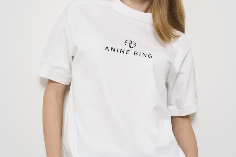 T-shirt donna bianca Jaylin 10280 IVORY ANINE BING 