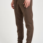 Pantalone uomo in lino marrone PG26 82 PERFECTION 