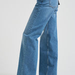 Jeans donna in cotone a gamba larga 7135 447 ANINE BING 
