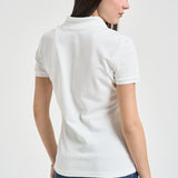 Polo donna bianca PF5462 001 LACOSTE 