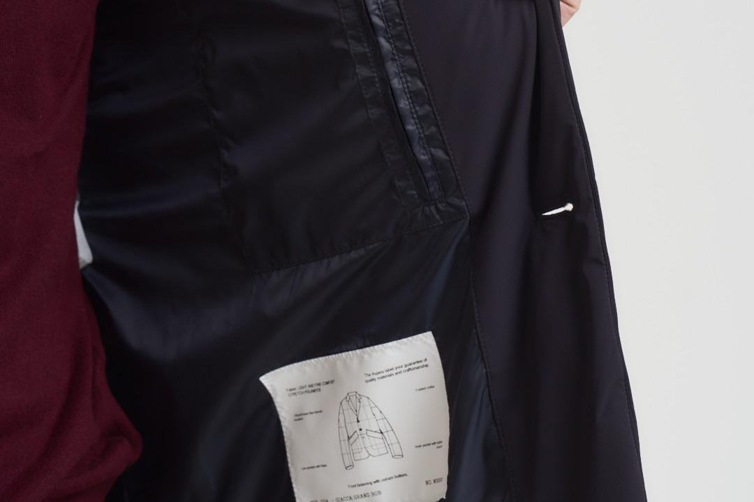 Giacca uomo imbottita blu notte 2I04 L58901101 ASPESI 