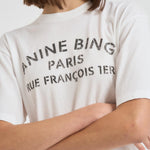 T-shirt donna bianca 11518 IVY1 ANINE BING 