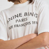 T-shirt donna bianca 11518 IVY1 ANINE BING 