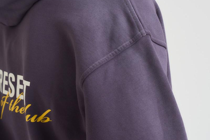 Felpa uomo con cappuccio viola MLM4270 PLUM REPRESENT 