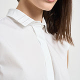 Camicia donna smanicata bianca A06733 8928C01C PESERICO 