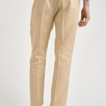 Abito uomo beige in lino MERINI ABS707BEIGE ACCADEMIE TESSILI 