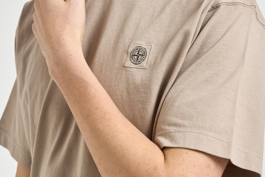 T-shirt uomo girocollo beige 2100030 S0115V009A STONE ISLAND 