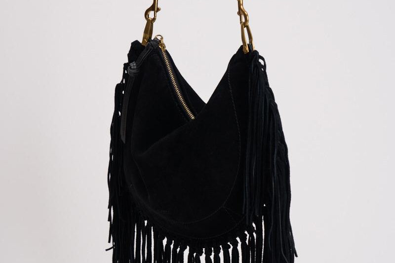 Borsa donna in suede Oskan Soft Small nera BF0066FC C3C14M01BK ISABEL MARANT 