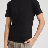 T-shirt uomo nera SH000760 NERO ACCADEMIE TESSILI 