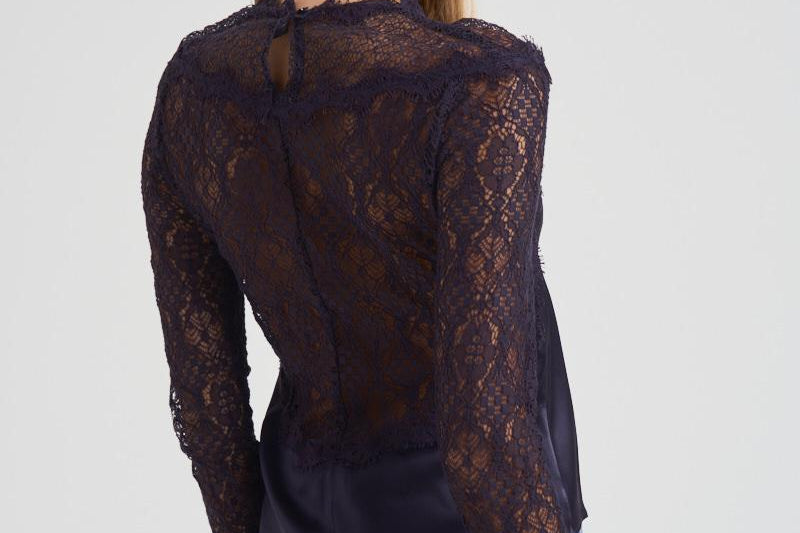 Top donna Diem in raso blu HT0694FA C3J05IBKMD ISABEL MARANT 