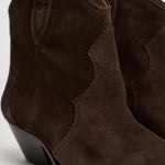 Stivali donna in suede testa di moro BO0002FA A1A03S50CL ISABEL MARANT 