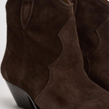 Stivali donna in suede testa di moro BO0002FA A1A03S50CL ISABEL MARANT 
