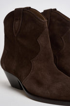 Stivali donna in suede testa di moro BO0002FA A1A03S50CL ISABEL MARANT 