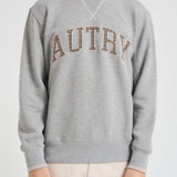 Felpa uomo College grigia SWPM U4HX AUTRY 