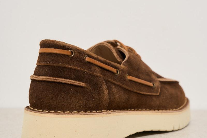 Mocassino uomo in suede marrone TRINITA MARRONE MAZE 