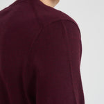 Maglia uomo in lana a girocollo bordeaux 710946143 005 RALPH LAUREN 