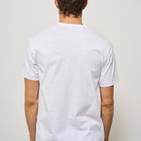 T-shirt uomo bianca con cuore rosso AXT108 WHITE COMME DES GARCON PLAY 