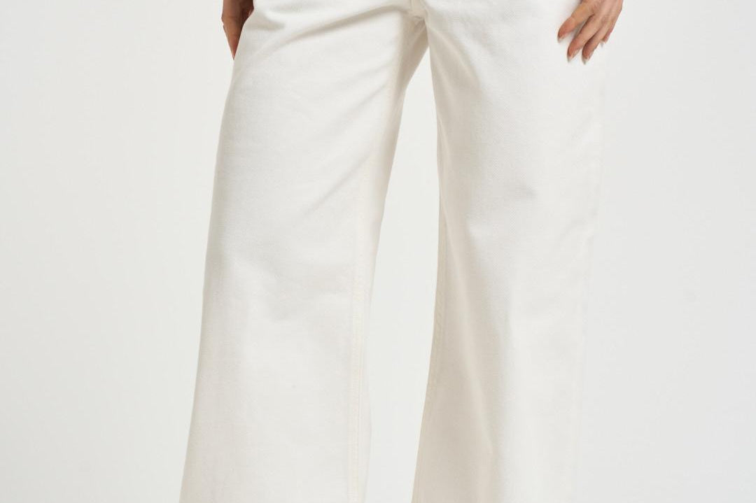 Jeans donna in denim bianco GWP02079 P00098010190 GOLDEN GOOSE 