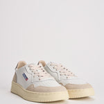 Sneakers uomo Medalist low in suede beige e grigio AULM LS01 AUTRY 