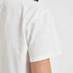 T-shirt donna girocollo bianca con ricamo EMILIE 03646L MC2 SAINT BARTH 